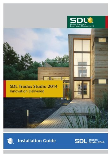 SDL Trados Studio 2014 Installation Guide - Online Product Help