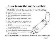 How to use the Aerochamber