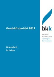 GeschÃ¤ftsbericht 2011 - Ãsterreichische Betriebskrankenkassen