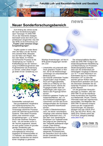 16 Neuer Sonderforschungsbereich - Heiner H. Dörner-Homepage