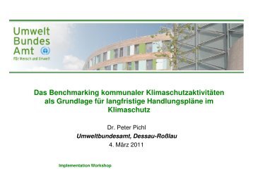 Das Benchmarking kommunaler ... - Informed Cities