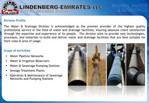 Lindenberg Emirates Company Profile