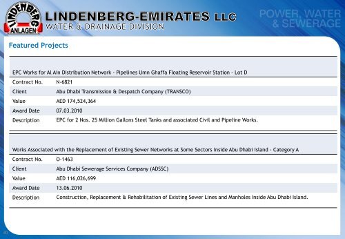 Lindenberg Emirates Company Profile