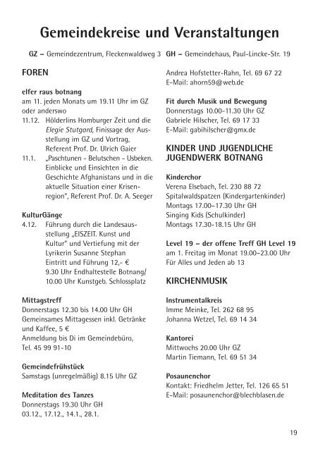 24.Nov.09-02.Feb.10 - Evangelischen Kirchengemeinde Botnang