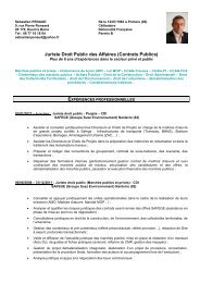 juriste droit des contrats publics CV Sebastien ... - MarchÃ©s publics