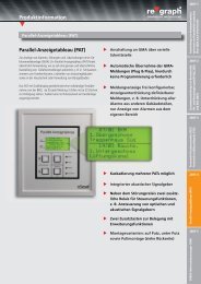 Produktinformation Parallel-Anzeigetableau (PAT) - regraph GmbH