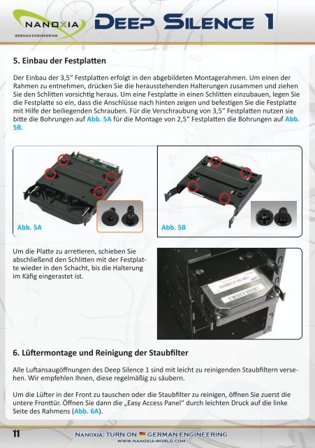 Deep Silence 1 Manual (Deutsch) PDF - Nanoxia