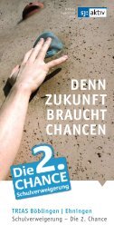 DENN ZUKUNFT BRAUCHT CHANCEN - Stiftung Jugendhilfe aktiv