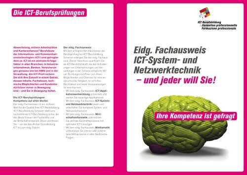 Eidg. Fachausweis ICT-System- und ... - ICT-Berufsbildung