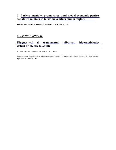 1 Bariere Mentale Promovarea Unui Model Economic Pentru
