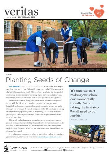 Planting Seeds of Change - Dominican Convent School