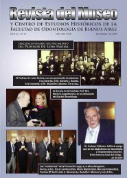Revista del Museo NÂº 41 - Facultad de OdontologÃ­a - Universidad de ...