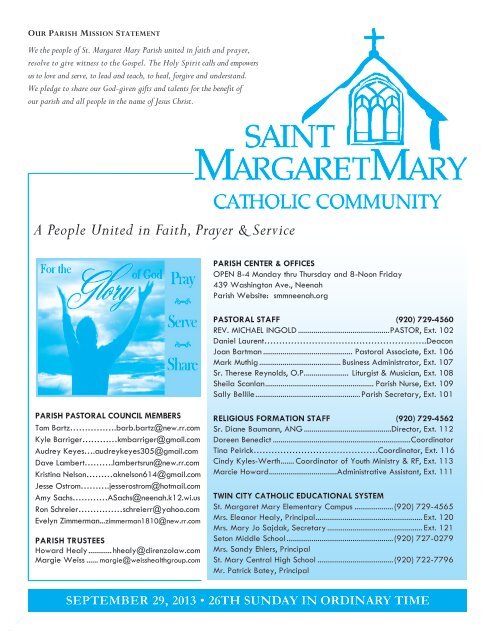 September 29, 2013 - St Margaret Mary Parish