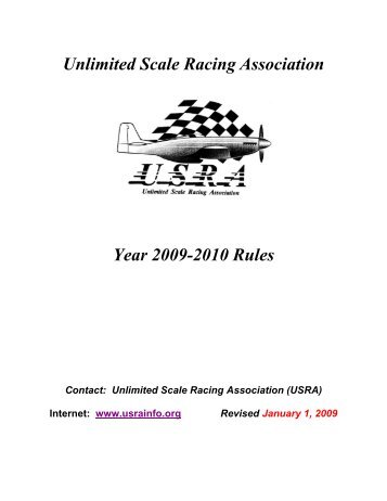 Unlimited Scale Racing Association