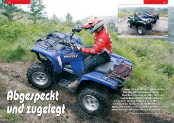 yamaha grizzly 550 eps | test