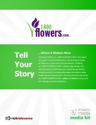 1-800 Flowers Media Kit.pdf - RichRelevance