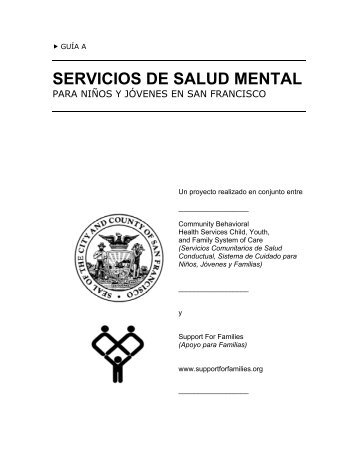 servicios de salud mental - Support for Families of Children with ...