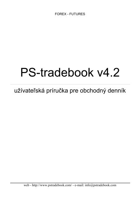 PS-tradebook v4.2 - Sme
