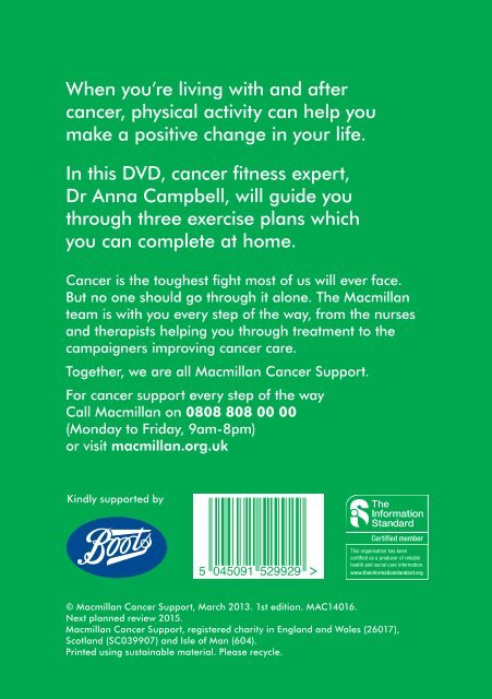 Download PDF here - Macmillan Cancer Support
