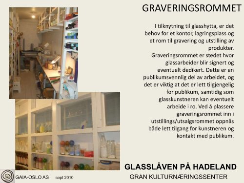 GLASSLÃVEN presentasjon - Hadeland