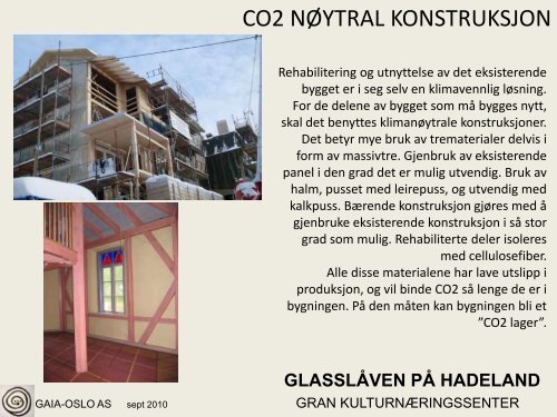 GLASSLÃVEN presentasjon - Hadeland