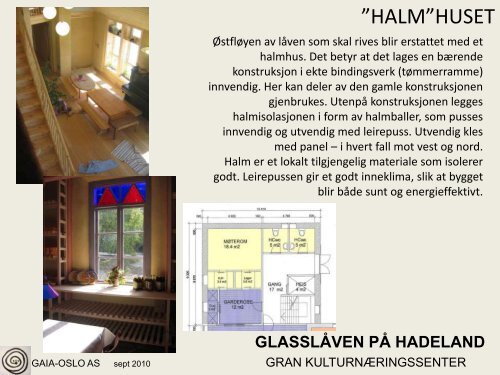 GLASSLÃVEN presentasjon - Hadeland