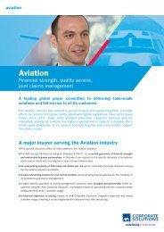 Aviation - AXA Corporate Solutions