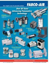 Over 50 Years Advancing Pneumatics Technology - Fabco-Air, Inc.