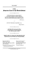 Brief Amicus Curiae of the Heartland Institute In Support of ... - Oyez