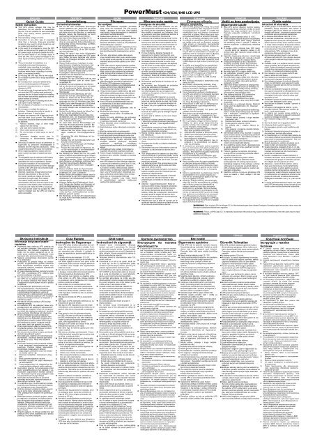 PowerMust424 636 848 LCD 14L quick guide final ver P1-P2 - Mustek