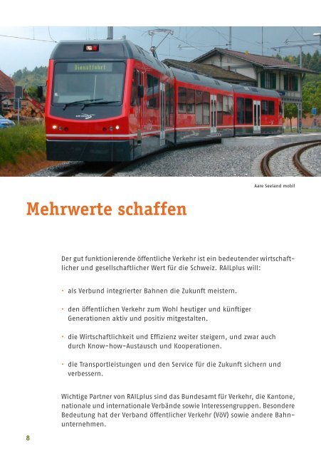 Meterspur - viel Bahn für wenig Aufwand (Deutsch) - Wer ist RAILplus