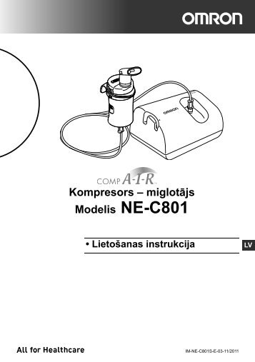 Kompresors â miglotÄjs Modelis NE-C801 - Omron Healthcare