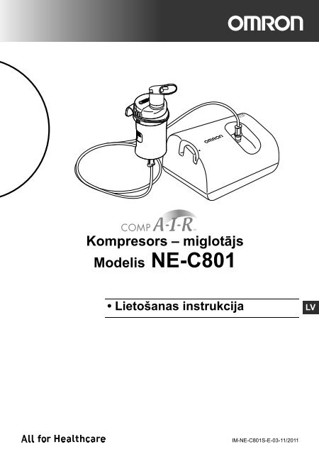 Kompresors â miglotÄjs Modelis NE-C801 - Omron Healthcare