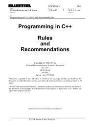 Programming in C++ Rules and Recommendations - Literate ...