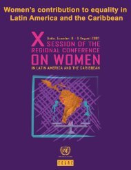 Women in Latin America and the Caribbean - Cepal