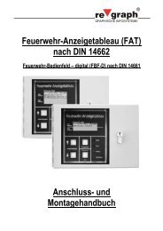 Feuerwehr-Anzeigetableau (FAT) nach DIN 14662 ... - regraph GmbH