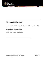 Wireless Hill Concept and Museum Plan July 2011 - City of Melville
