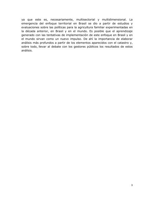 Catastro de polÃ­ticas de desarrollo territorial en Brasil ... - Rimisp