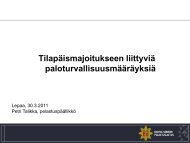 TilapÃ¤ismajoituksesta_Talikka, Kanta-HÃ¤meen Pelastuslaitos