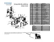 LCU Lockset 4000, 5000, and 6000 Series including - PERSONA ...