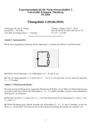 Ãbungsblatt 4 (04.06.2010) - qoqi.physik.uni-erlangen.de