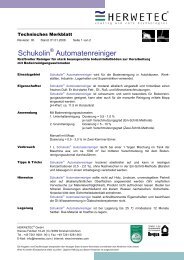 TMB Schukolin Automatenreiniger - Herwetec