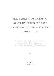 multi-asset and stochastic volatility option and bond pricing models