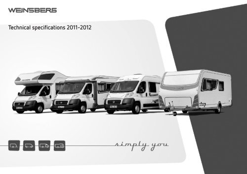 Technical specifications 2011-2012 - Kroken Caravan