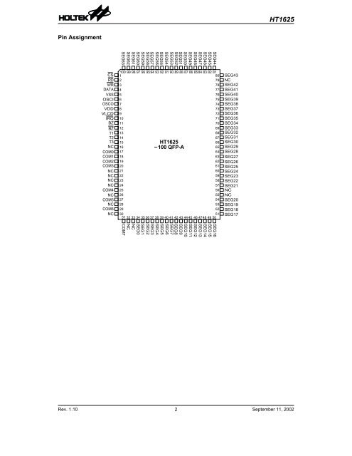 HT1625 - Topwaydisplay.com