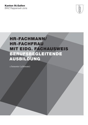 HR-FACHMANN/ HR-FACHFRAU MIT EIDG ... - BWZ Rapperswil
