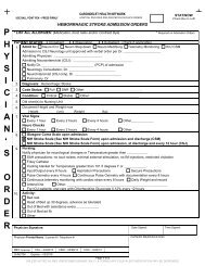 CHN2706 Hemorrhagic Stroke Admission Orders.pdf - Carondelet