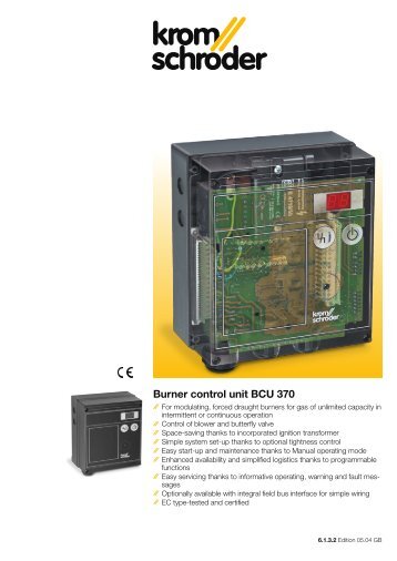 BCU 370 (GB) - System Control Engineering