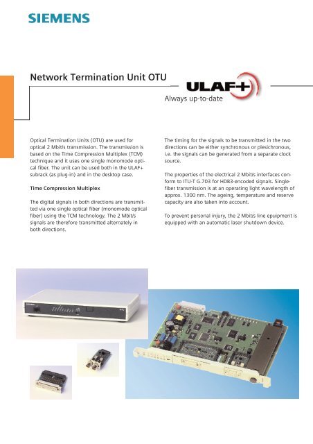 Network Termination Unit OTU
