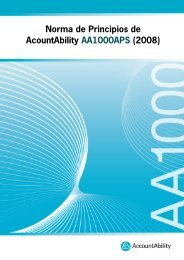 Principios de AccountAbility AA1000